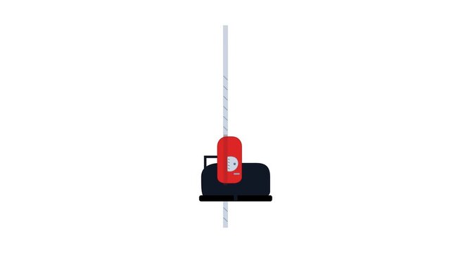 Arborist Foot Ascender Mechanical Rope Clamp Climbing for Professional Forestry Equipment Commercial Utility