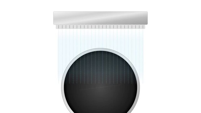 MOCVD Semiconductor Epitaxy Close-Coupled Showerhead Gas Injector and Rotating Wafer Susceptor