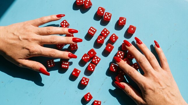 Gambling chance dice play