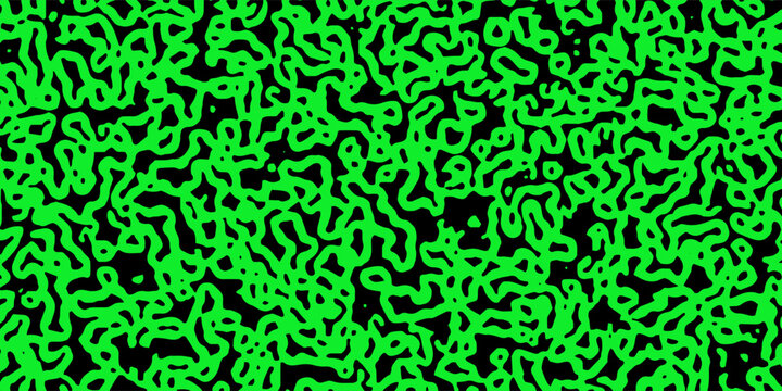 Light green simple turing pattern glowing