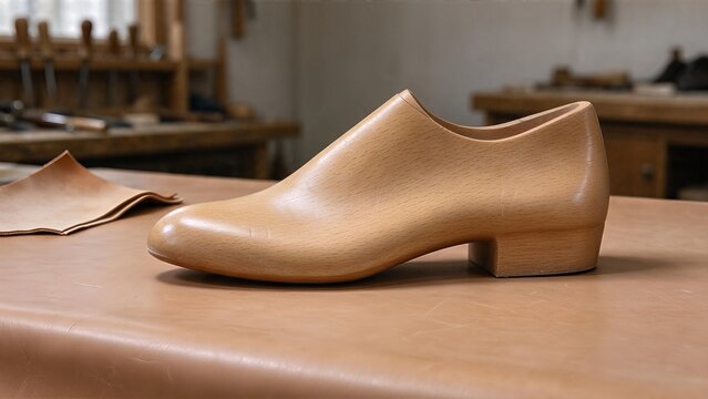 Wooden Shoe Last Footwear Craft

