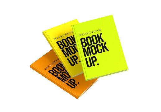 Stacked Book Cover Mockup Set