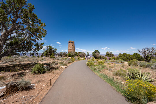 Desert View Watchtower at Grand Canyon National Park 