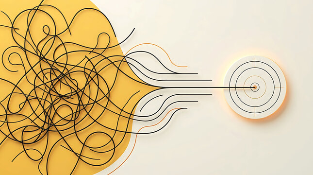 Simplification concept of chaos and complexity turning into a clear goal