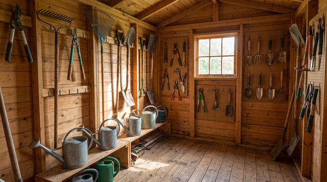 Sorting shed gardening tools - Sorting shed gardening tools  