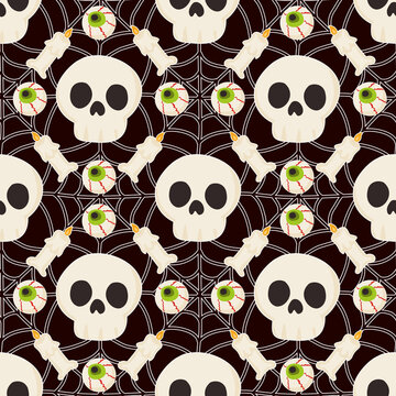 Halloween seamless pattern collection 