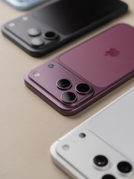 iPhone 18 Pro Max Lineup Showcasing All Available Colour Options Side by Side in Bangalore, India, on October 04, 2026