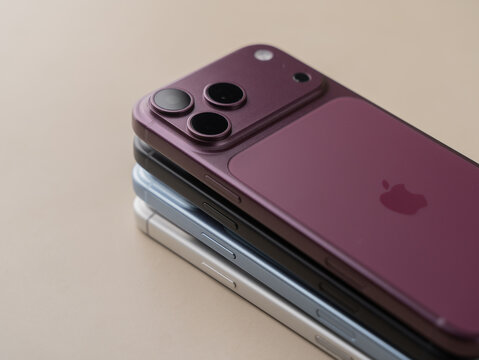 iPhone 18 Pro Max Lineup Showcasing All Available Colour Options Side by Side in Bangalore, India, on October 04, 2026