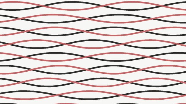 Soft nautical rope pattern background loop with horizontal motion