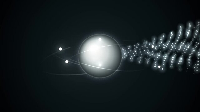 Pearl Orbit &mdash; Elegant Floating Sphere 4K Seamless Loop