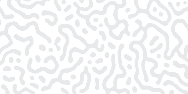 Gray turing seamless turing pattern background. Reaction Diffusion pattern vector seamless for background and artwork design. Eps 10