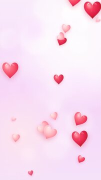 Corazones 3D Flotantes Con Luces De Amor