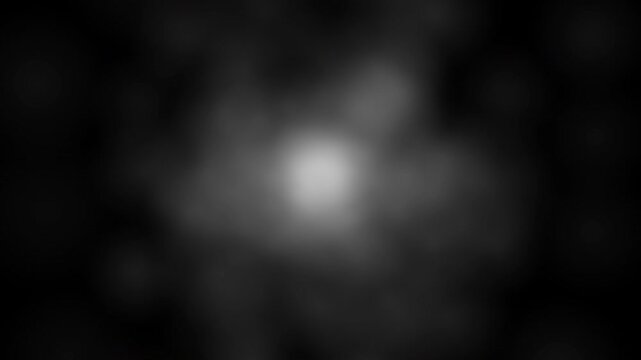 smoke fog glowing light circle motion overlay against dark background for visual effects and transitions