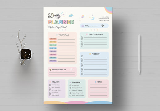 Daily Planner Template