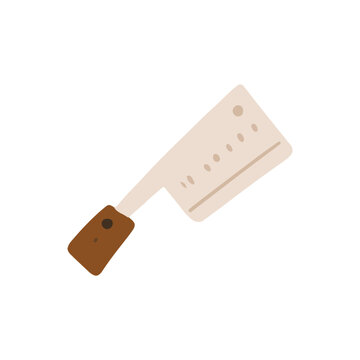 Spooky Halloween Meat Cleaver Knife