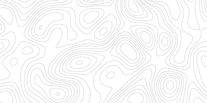 Topographic map background geographic line map with elevation assignments. Modern design with White background with topographic wavy pattern design.paper texture Imitation of a geographical map shades