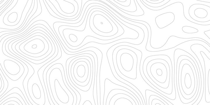 Topographic map background geographic line map with elevation assignments. Modern design with White background with topographic wavy pattern design.paper texture Imitation of a geographical map shades