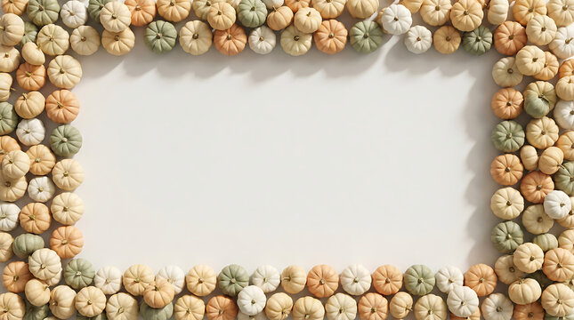 frame made of dried fruits