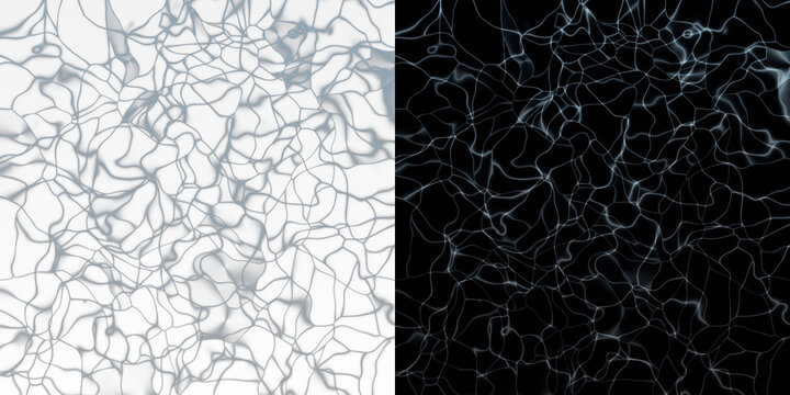 Abstract digital noise texture with a split screen design featuring black and white grainy static grain patterns effect