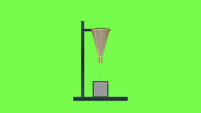 Automated Powder Hall Flowmeter Test Stand Discharging Metallic Alloy Particles in Seamless Loop