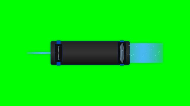 Galilean Laser Beam Expander Collimator Photonics Technical Animation