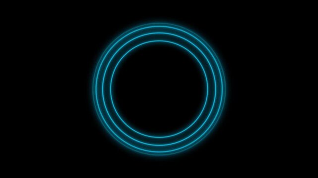 radio waves and sound waves animation signal broadcast pulse communication technology. 4K loop motion graphics