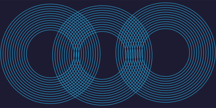 Sound wave. Signal concentric circle. Round light effect. Wifi range. Radio station signal. Water ripple with circle waves. A place or a painful point. Radar screen. Vector effect.