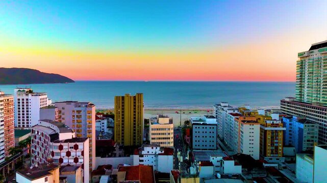 Sunrise Sunset Por do Sol Santos Los Angeles Gonzaga Caribbean Guaruja Emissario Summer Verao