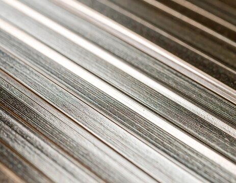 Abstract Metallic Striped Background with Textured Parallel Lines