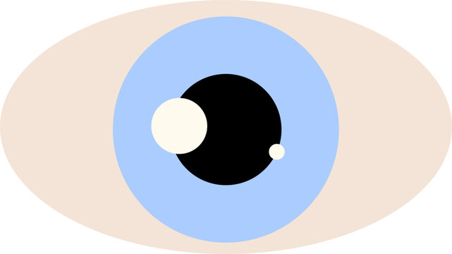 eye ball shape element decor