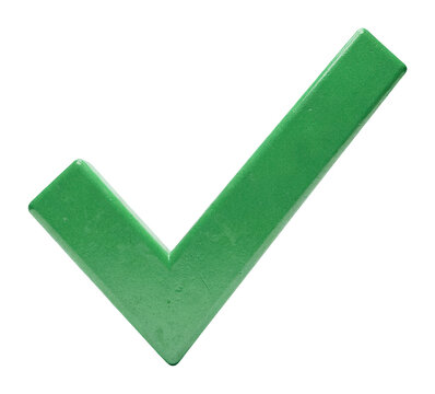 green check mark png plastic check mark png isolated transparent background image