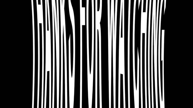 Thanks for Watching Text Animation with Glowing Rectangular Frame
