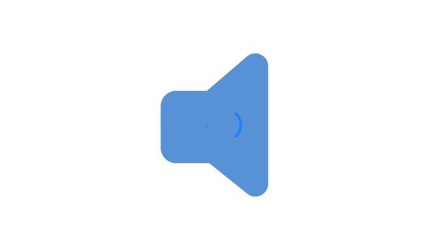 Volume Sound Speaker Toggle Icon Animation