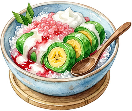Es Pisang Ijo