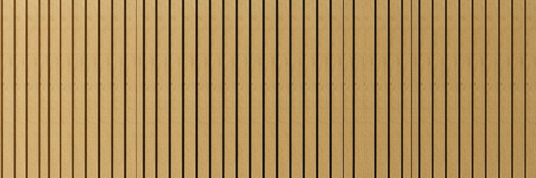Golden corrugated metal texture background, vertical ribbed aluminum panel surface, modern architectural bronze wall cladding, industrial metallic grooved pattern