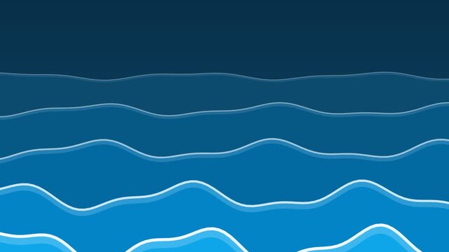 Ocean waves rolling toward shore with white foam crests aerial view