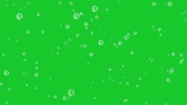 Water bubbles rising up and exploding. Loopable with alpha matte.soap water bubbles background.
Underwater bubbles transparent ovelay on chroma key green screen,Slow motion of soap air bubbles. 