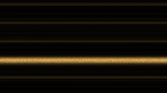 Gold analog tracking noise band on black video