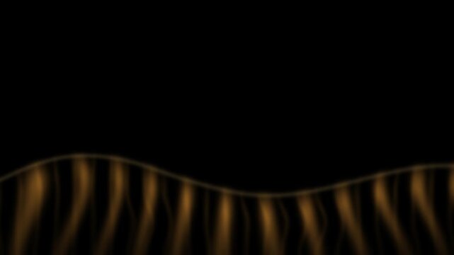 Gold flowing aurora plasma curtain with upper copy space video