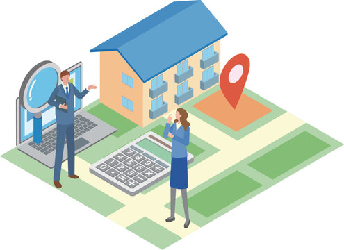 集合住宅と不動産業者