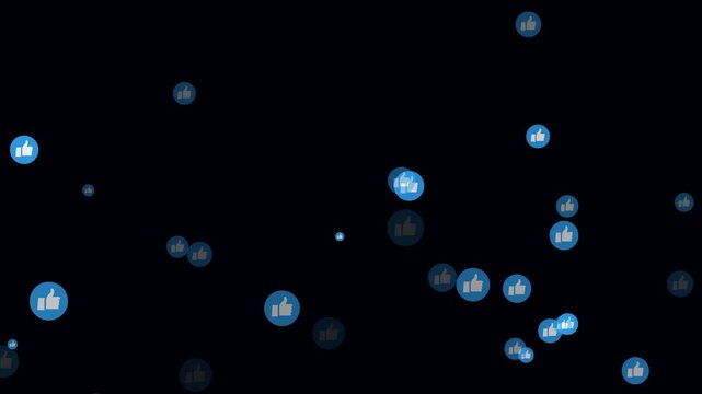 Social media live streaming hearts reactions like fountain animated, like emoji stream reactions social media thumb icon flying animation, Floating hearts and smiling emoji animation 