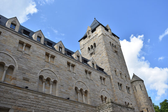 Imperial castle (Zamek Cesarski) in Poznan town, Poland. Historical landmark