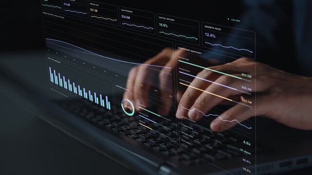 Revenue performance and cash reserves are reviewed alongside costs and collection activity, supporting an integrated view of business finance and operational liquidity.