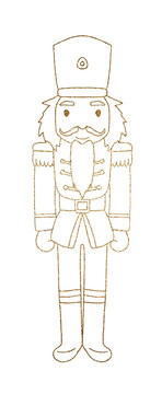 Nutcracker soldier toy christmas holiday