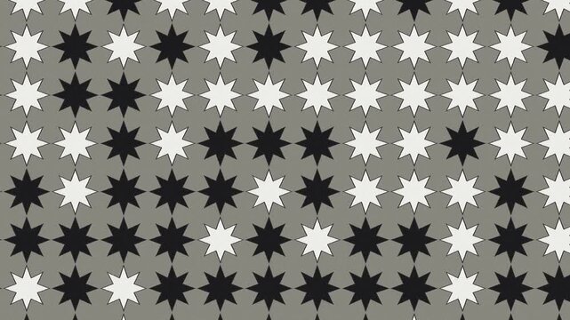 Fondo de patr&oacute;n zellige monocromo en bucle sin costuras