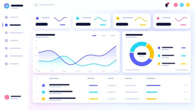 Critical warning modal dialog popping up over blurred web dashboard, delete confirmation with mouse cursor click and success toast, flat 2D UI animation, seamless loop 4K