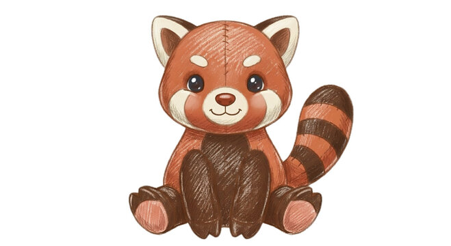 red panda cartoon