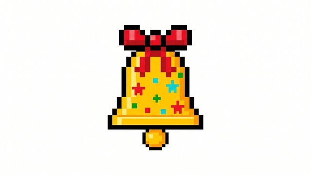 Pixel_art_Christmas_bell 