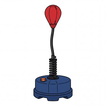 Cobra reflex bag cartoon isolated on white background