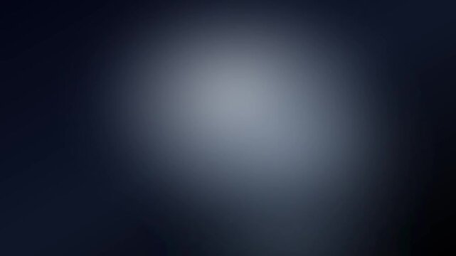 Dark blue gradient background with soft glowing light effects in seamless slow motion video loop animation